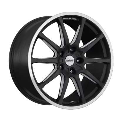 Speedline Corse SC1 Motorismo RACING BLACK-MATT-RIM LIP CUT 9.5x20" 5x130 ET71 keskireikä:71.6