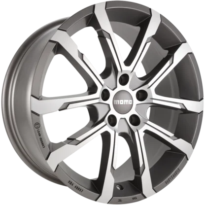 MOMO QUANTUM EVO Anthracite matt polished 8x17" 5x112 ET35 keskireikä:79.6