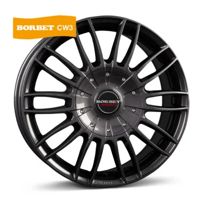 Borbet CW3 mistral anthracite glossy 7.5x18" 5x120 ET43 keskireikä:65.1