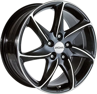 Ronal R51 Gloss Black / Polished 6.5x15" 4x108 ET42 keskireikä:76.0