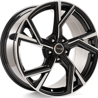 Avus Velgen AF20 Gloss Black / Polished 8.5x19" 5x112 ET48 keskireikä:57.1