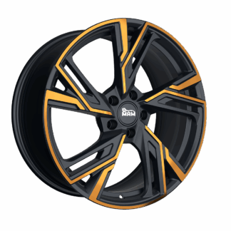 MAM RS5 Matt Black Front Copper 8.0x18" 5x112 ET30 keskireikä:66.5
