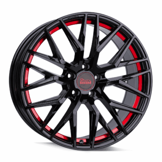 MAM RS4 Black Painted Red Inside 8.0x18" 5x114.3 ET40 keskireikä:72.6