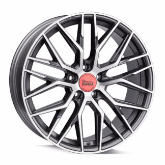 MAM RS4 Palladium Front Polish 8.0x18" 5x112 ET45 keskireikä:72.6