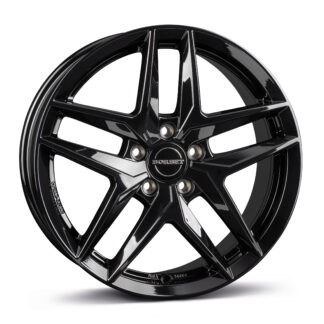 Borbet Z 75729 black glossy 7.5x17" 5x112 ET43 keskireikä:5