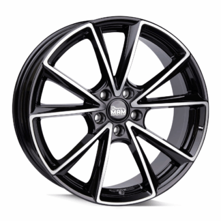 MAM A5 Black Front Polish 8.0x19" 5x112 ET30 keskireikä:66.6