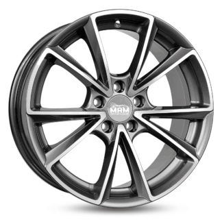 MAM A5 Palladium Front Polish 8.0x18" 5x112 ET35 keskireikä:66.6