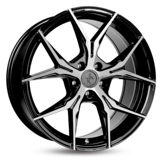 Keskin-Tuning KT19 Black Front Polish 8.5x19" 5x112 ET30 keskireikä:72.6