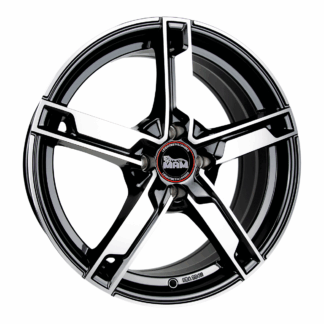 MAM W4 Black Front Polish 7.0x17" 4x108 ET20 keskireikä:65.1