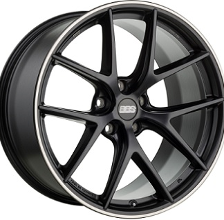BBS CI-R Dull Black / Polished 8.5x19" 5x112 ET45 keskireikä:82.0