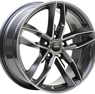 Avus Velgen AF16 Anthracite / Polish 8.5x19" 5x112 ET45 keskireikä:66.4