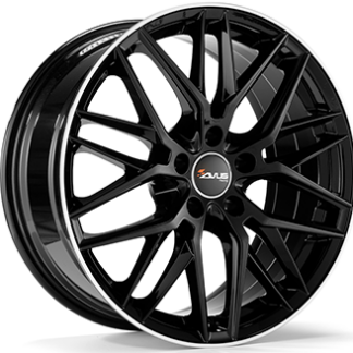 Avus Velgen AF19 Gloss Black / Polished lip 7.5x17" 5x112 ET47 keskireikä:66.6